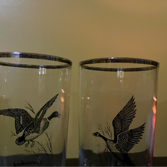 Set of 2 Vintage bar ware- Canvasback & Canada Goose - Picture 3 of 7